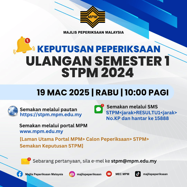 semakan keputusan stpm ulangan