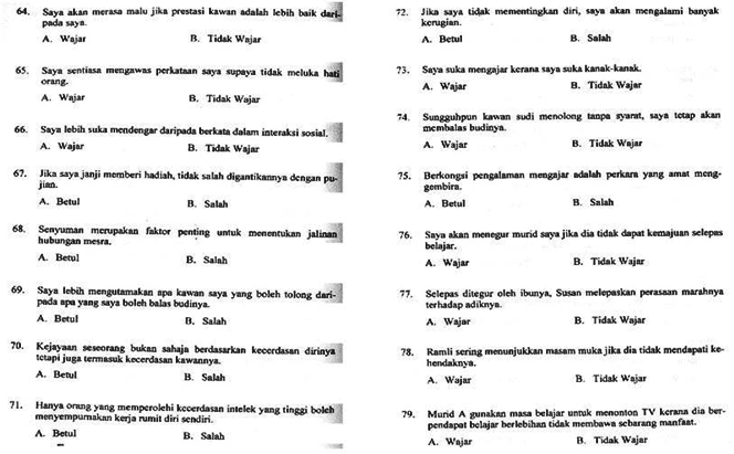 Contoh Soalan Uksbp Serta Jawapan