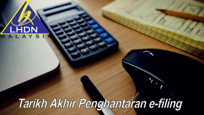 Tarikh akhir penghantaran borang cukai e-Filing 2020 