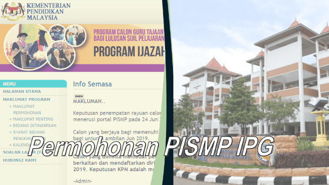 Fasa permohonan 2 ipg Cara Mohon