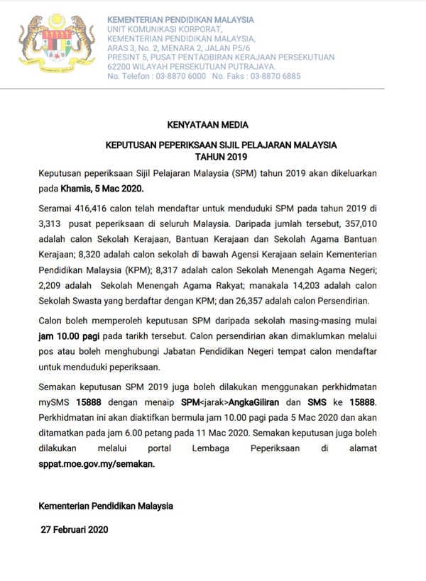 Surat Rasmi Kerajaan Terengganu - Blog Mesra f